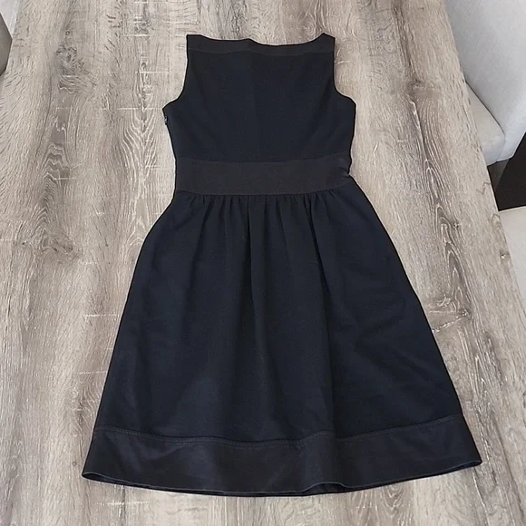 DVF Diane Von Furstenburg Zanne Ruched W/ Pockets Sheath Dress Black Size 6 - Picture 8 of 10